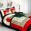 Slickblue Twin Comforter Set, Vermicelli Quilting, Patchwork Bedding, Handmade Look, Multiple Design Options - 2 of 3
