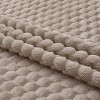 Kate Aurora Leylani Ultra Soft & Plush Luxurious Accent Throw Blanket - 50 in. W x 60 in. L - Linen - 4 of 4