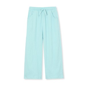 Lands' End Kids Pull On Knit Gauze Wide Leg Pants - 1 of 2