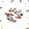 Unique Bargains Christmas Stickers for Ceramic Glass Metal Paper Plastic Waterproof Reusable Festive Items 27 Sheets Vinyl Colorful 1Set - 2 of 4