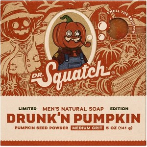 DR. SQUATCH Men's All Natural Bar Soap - Drunk'n Pumpkin - 5oz - 1 of 4