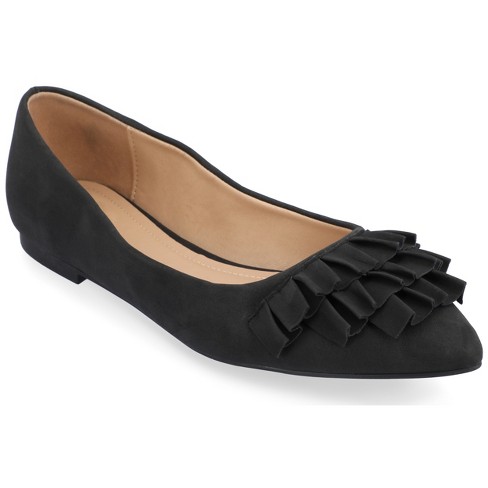 Women's Corinna Wide Width Ballet Flats - A New Day™ Black 6w : Target