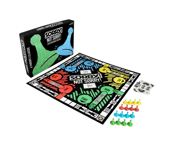 Sorry! Not Sorry! Adult Party Board Game Parody of the Classic Sorry! Game