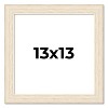 PosterPalooza | 13x13 Wide Barnwood Picture Frame, UV Acrylic, 6 Finishes - Grey, Brown, White, and Black - 2 of 4