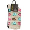 Memoi Donut Heaven Bamboo Blend Crew 3 Pair Pack - 4 of 4