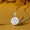 Ross-Simons 3.00 Carat Moissanite Solitaire Necklace in Sterling Silver - 4 of 4