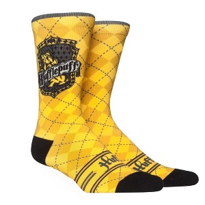 Harry Potter Argyle Badge - Hufflepuff Crew Socks (S-M) - 1 of 1
