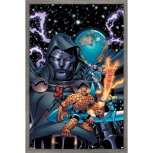 Trends International Marvel Publishing: Fantastic Four - Spider-Man And The Fantastic Four #3 Framed Wall Poster Prints - 1 of 4