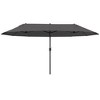 Outsunny 15ft Patio Umbrella Double-Sided Outdoor Market Extra Large Umbrella with Crank Handle for Deck, Lawn, Backyard and Pool - 4 of 4