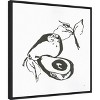 Amanti Art Avocado I BW by Chris Paschke Canvas Wall Art Print Framed 22 x 22-in. - 3 of 4