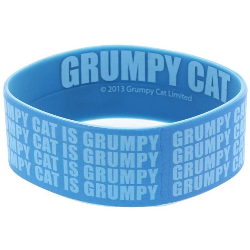 Just Funky Grumpy Cat Is Grumpy Rubber Wristband, 2 of 3