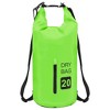 vidaXL Dry Bag with Zipper Green 5.3 gal PVC - 2 of 4