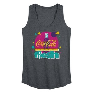 Women's - Coca-Cola - 90's Retro Graphic Racerback Tank - 1 of 4