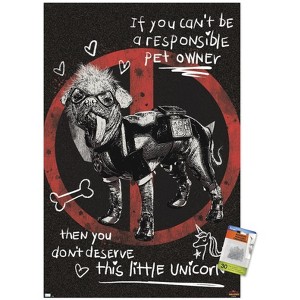 Trends International Marvel Deadpool & Wolverine - Little Unicorn Unframed Wall Poster Prints - 1 of 4