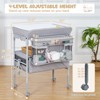 Garvee Portable Baby Changing Table, Foldable Diaper Change Table with Drawers, Wheels, Adjustable Height, Changing Station for Newborn, Grey - 4 of 4