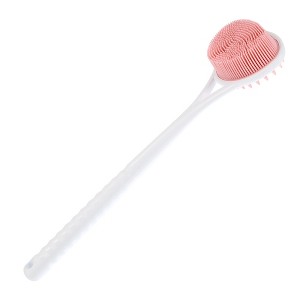 Unique Bargains Long Handle Bath Brush for Shower 15.35" Length 1 Pc - 1 of 4