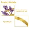 Unique Bargains Decorative Wear Resistance Napkin Rings for Decoration Adornment Wedding 6 Pcs - 3 of 4