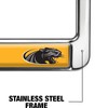 UW Milwaukee Panthers Logo Full Size Standard License Plate Metal Frame - 4 of 4