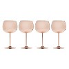 Cambridge Silversmiths Set of 4 18oz Stainless Steel Wine Glasses Brown: Copper Stemware, Dishwasher-Safe, Hot/Cold Use - 2 of 3