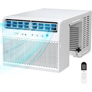 ZAFRO 12,000 BTU U-Shaped Air Conditioner Window Unit Cools up to 550 Sq.ft, Ultra Quiet Window Air Conditioner with Full Window View - 1 of 4