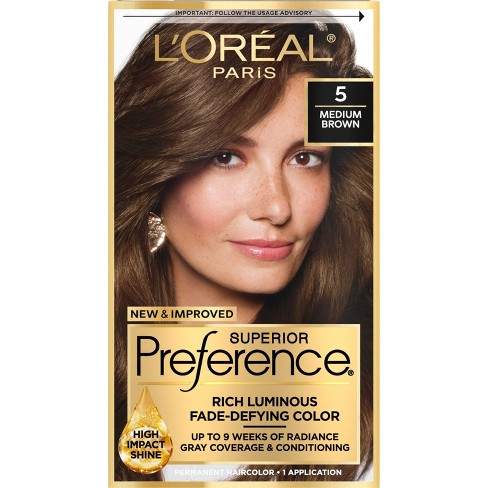 L'oreal Paris Superior Preference Fade-defying Color + Shine System - 5 ...