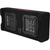 Kicker 49DL7TDF122 Dual Down Firing L7 Thin 12" Enclosure and CXA8001 Mono Amplifier Bundle - 2 of 4