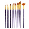 KINGART Brush Set Gold Nylon Art & Craft 10 pc - 2 of 4