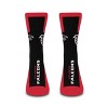 NFL Atlanta Falcons Youth Rise Up Crew Socks: Cushioned Heel & Toe, Team Logo - 2 of 3