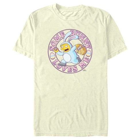 Men's The Simpsons Easter Bunny Ralph Some Bunny Loves Me T-shirt : Target