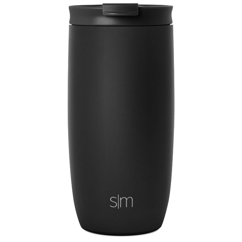 Simple Modern Voyager 16oz Stainless Steel Travel Mug with Insulated Flip Lid Powder Coat, 1 of 6