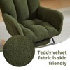 Sapphtopaz Modern Accent Chair, Glider Chair Living Room Chairs with High Backrest Nursery Rocking Chair Lounge Chair for Living Room, Bedroom, Office - 3 of 4