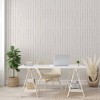 Tempaper & Co.® Nautical Stripe Removable Peel and Stick Wallpaper, Charcoal and Cotton, 28 sq. ft.: Striped Playroom Decor - 3 of 4