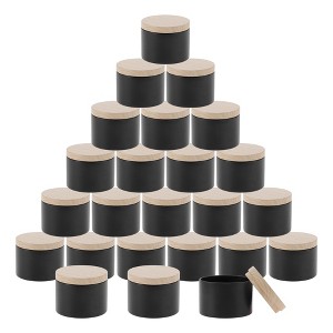 Unique Bargains Candle Tins with Lids 24 Pcs - 1 of 4