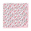 Touched by Nature Baby Girl Organic Cotton Swaddle Blanket and Headband or Cap, Ditsy Floral, One Size - 4 of 4
