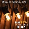 Runesay 25 Watt Light Bulbs G40 E26 Low Wattage LED Light Bulbs 3 Watt Dimmable Amber Small Edison Bulbs 2200K Warm White, 4Pcs - 3 of 4