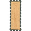 Unique Loom Scallop Braided Jute Collection Area Rug - Solid - 2 of 4