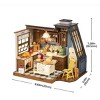 ROBOTIME 3D Puzzles Baking Kitchen DIY Miniature Dollhouse Wooden Toy, Decorative Toys, Holiday Gifts for Adult Child, Multicolored, 5.9"*8.66"*7.28" - 3 of 4