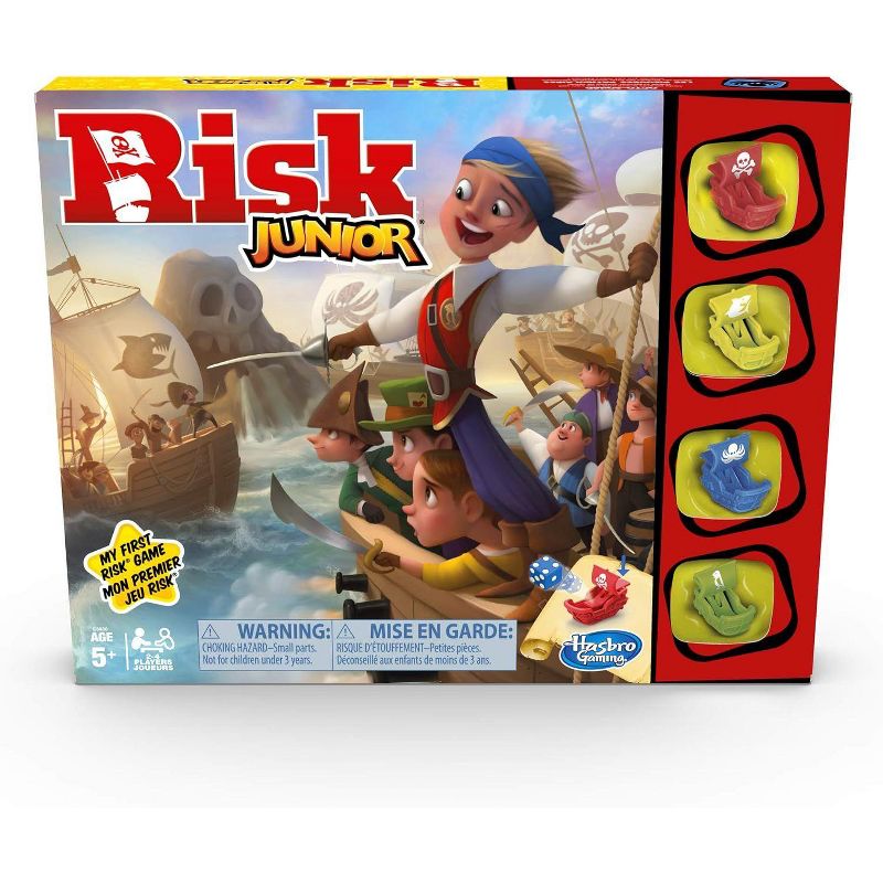 Risk Junior : Strategy Board Game; A Kid's Intro to The Classic Game for Ages 5 and Up; Pirate Themed, 2 of 8