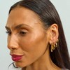 Lucy Quartermaine - Petal Hoops Small in Gold Vermeil - 4 of 4