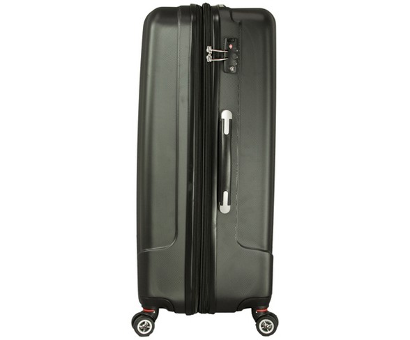 Villagio Radiance 3pc Hardside Spinner Luggage Set - Black