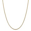 Black Bow Jewelry 1.85mm 14k Yellow Gold Diamond Cut Round Box Chain Necklace - 3 of 4