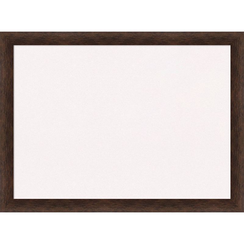31&#34;x23&#34; Narrow Wood Frame White Cork Board Warm Walnut - Amanti Art, 1 of 11