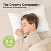 KeaBabies Toddler Pillow - Soft Organic Cotton Kids Pillows for Sleeping - Travel Pillow for Kids Age 2-5 - 2 of 4