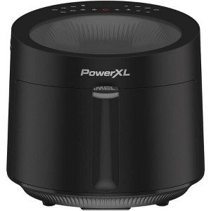 PowerXL LUMINEX 5.3 QT Radiant Light Air Fryer, Heats to 400°F in 2.4 Seconds, Auto Shut-off, 12 Quick-Touch Presets, Glass Skylight Window - 1 of 4