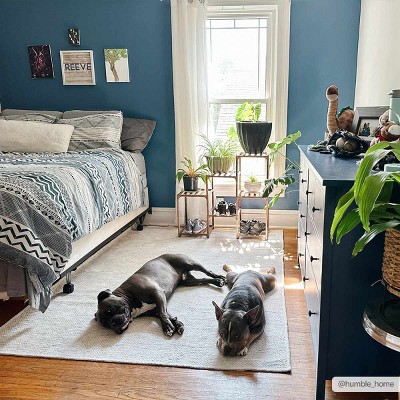 Hauteloom Isako Gray Solid Washable Area Rug
