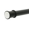 Adjustable Tension Shower Curtain Rod, 44" - 72", No Drilling Required, Matte Black - 2 of 4