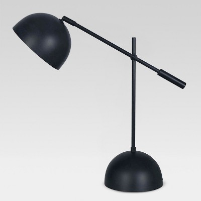 black dome table lamp