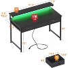 ODK 48 Inch Computer Desk with 3 Drawers and USB Power Outlets - 3 of 3