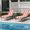 Crestlive Products Patio Outdoor Chaise Lounge Cushion Beige 2 PC - 2 of 4
