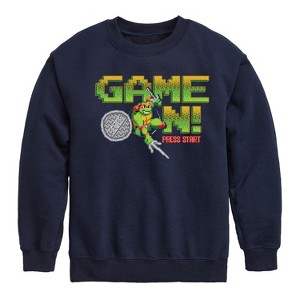 Boys' - Teenage Mutant Ninja Turtles - Game On Raph Graphic Long Sleeve Fleece Sweatshirt - 1 of 4
